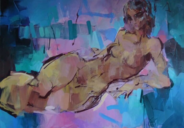 mood in pink, 100x140, oil/canvas, 2026